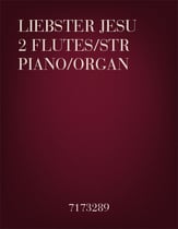Liebster Jesu-2 Fls/Str/Piano/Organ Miscellaneous cover